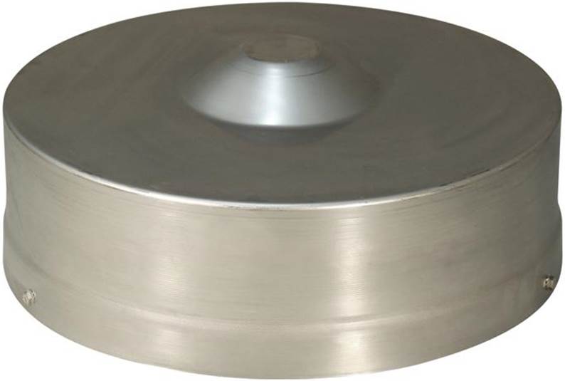 A close-up of a metal lid

Description automatically generated